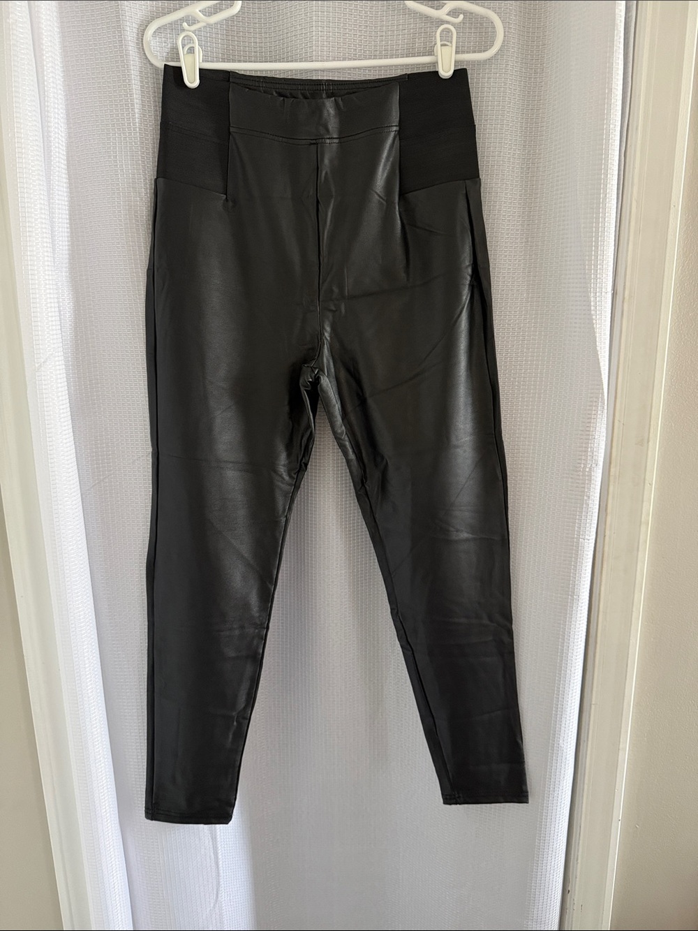 a new day Black Faux Leather Leggings